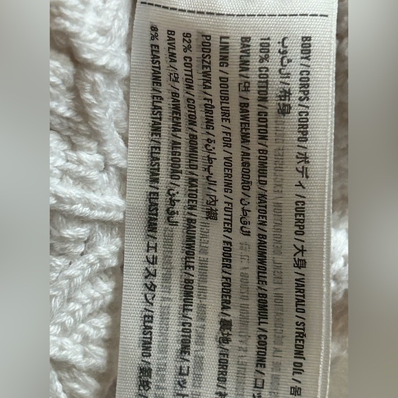 Hollister White Crochet Halter Crop Top Shirt Blouse with Adjustable Straps - Picture 9 of 11